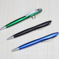 Spray Barrel Twist Action Plastic Ball Pen with Metal Clip